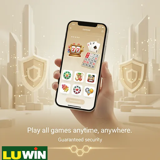 Sessão de jogo em andamento no aplicativo luwin para Android