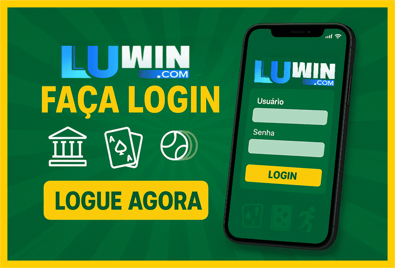 Imagem destacando login seguro na LUWIN para novos usuários
